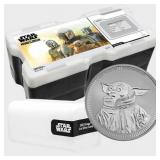 1 oz .999 Fine Silver STAR WARS $2 Baby Yoda Coin