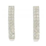 Brilliant 1.32 ct VS Diamond Hoop Earrings