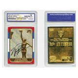 23K Gold Michael Jordan Fleer Rookie Card