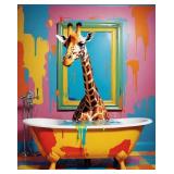 Giraffe In Tub I LTD EDT By Van Gogh Ltd.