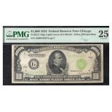 1934 $1000 Light Green Seal Note