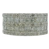 Platinum 2.00 ct Natural VVS Diamond Ring