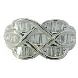 Platinum 1.00 ct Natural VS Brilliant Diamond Ring