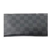 Louis Vuitton Black Damier Zip Long Wallet