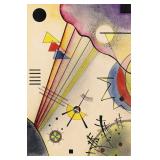 Deutliche Verbindung Canvas by Wasilly Kandinsky