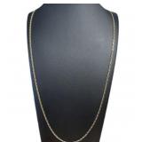 14kt Gold 30" Chain Link Necklace