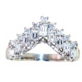 Platinum 1/2 ct Natural VS Brilliant Diamond Ring