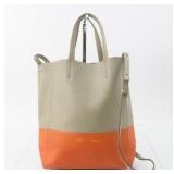 Celine Vertical Cabas Small Canvas Tote Bag