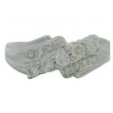 Platinum 2/5 ct Natural Brilliant Diamond Ring