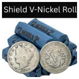 1883-1912 Liberty Head V Nickels 40-Coin Roll