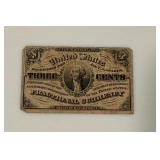 1863 3 Cent Fractional Currency
