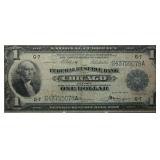 1918 Federal Reserve of Chicago $1 Note
