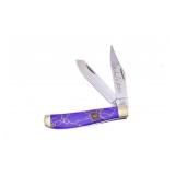 Michael Prater Purple Matrix Trapper Knife