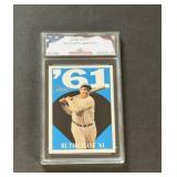 2010 Topps Hertiage Babe Ruth Card