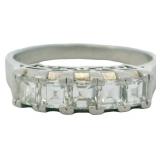 Platinum 1.00 ct Natural Brilliant VS Diamond Ring