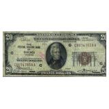 1929 $20 Federal Reserve Bank of Chicago Bill