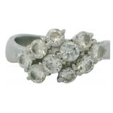 Platinum 1.04 ct Natural Brilliant Diamond Ring