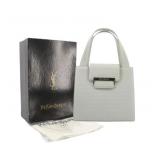Yves Saint Laurent Grey Leather Handbag