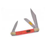 Steel Warrior Orange Smoothbone Wrangler Knife