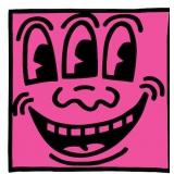 Keith Haring - Untitled (3 Eye Smile). 1981