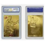 23K Gold Michael Jordan Fleer Ultra Card