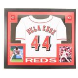 Autographed Elly De La Cruz Custom Framed Jersey