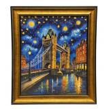Starry London Bridge Framed LTD Van Gogh Limited