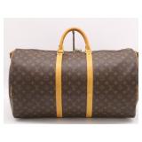 Louis Vuitton Monogram Keepall 55 Boston Bag