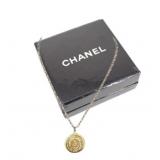 Chanel Coco Mark Gold Plated Necklace