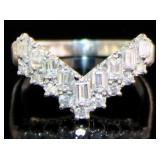 Platinum 1.02 ct Brilliant Natural Diamond Ring