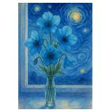 Blue Poppy Serenity LTD Edition by Studio Van Gogh