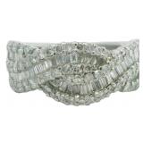 Platinum 1.50 ct Natural Brilliant VS Diamond Ring