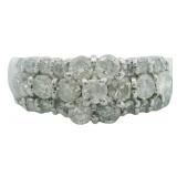 Platinum 1.00 ct Natural Brilliant Diamond Ring