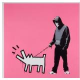 Choose Your Weapon Pink Giclee Canvas by Banksy