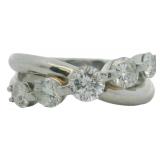 Platinum 1.01 ct Natural Brilliant Diamond Ring