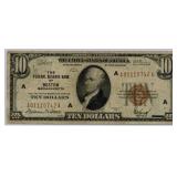 1929 $10 Federal Reserve Boston Bank Note
