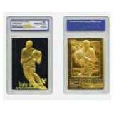 23K Black Gold Kobe Bryant Rookie Card
