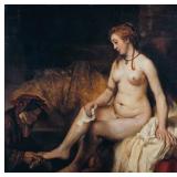 Bathsheba at Her Bath XXL Canvas by Rembrandt