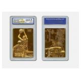 23K Gold Kobe Bryant Rookie Card