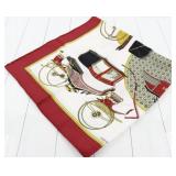 Hermes Carr 90 Fashion Scarf 100% Silk