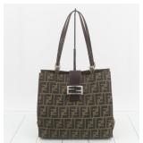 Fendi Zucca Canvas Tote Bag