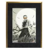Autographed Stan Lee Custom Photo Display