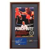 Autographed Mike Tyson Custom Framed Display