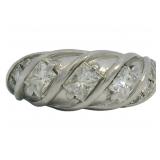 Platinum 1.03 ct Natural Brilliant Diamond Ring