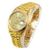 Rolex 18kt Gold 69173 Datejust Lady President