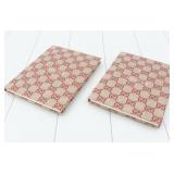 Gucci Unused 2-Piece Set GG Notebook