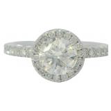 14k Gold 1.40 ct Round Natural Diamond Ring