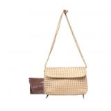 Bottega Veneta Satin Intrecciato Shoulder Bag