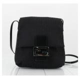 Fendi Zucchino Canvas Shoulder Bag