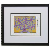 Growing Framed Giclee by Keith Haring
